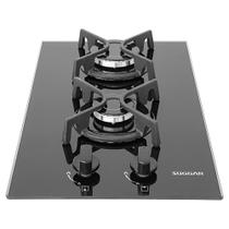 Cooktop 2 Bocas Suggar Vidro Temperado Preto Bivolt
