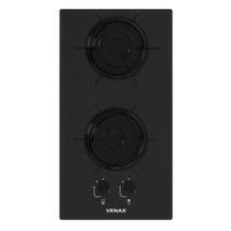 Cooktop 2 Bocas Venax Libero Preto Gas Glp