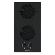 Cooktop 2 Bocas Venax Libero Preto Gas Glp Cooktop 2 Bocas Venax Libero Preto Gas Glp