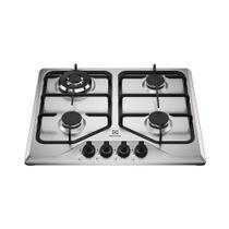 Cooktop 4 Bocas a Gás Electrolux Inox Experience Multi Chama e Grade Ferro Fundido (KE4XC) Cooktop 4 Bocas a Gás Electrolux Inox Experience Multi Chama e Grade Ferro Fundido (KE4XC)
