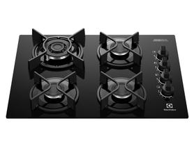 Cooktop 4 Bocas a Gás Electrolux Preto Experience KE4GC