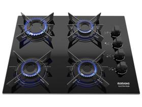 Cooktop 4 Bocas a Gás GLP Itatiaia Preto Electra Plus