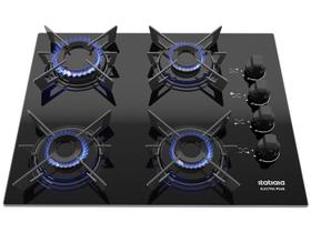 Cooktop 4 Bocas a Gás GLP Itatiaia Preto Electra Plus Cooktop 4 Bocas a Gás GLP Itatiaia Preto Electra Plus