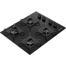 Cooktop 4 Bocas a Gás Grades de Ferro Amarado Chama Simmer BDD61BE Brastemp Cooktop 4 Bocas a Gás Grades de Ferro Amarado Chama Simmer BDD61BE Brastemp