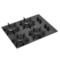 Cooktop 4 Bocas a Gás Mueller G4 com Mesa de Vidro Temperado