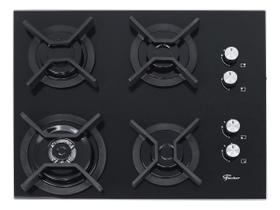 Cooktop 4 Bocas A Gas Vidro Preto Pro Cook - Fischer