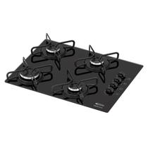 Cooktop 4 Bocas Acendimento Automático Be Preto