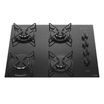 Cooktop 4 Bocas Atlas Milão Chama A Gás Preto Bivolt
