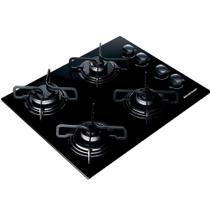 Cooktop 4 Bocas Brastemp Ative BDD61AE Acendimento Superautomático, Preto