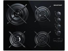 Cooktop 4 Bocas Brastemp com Duplachama e Timer Touch - BDT62AE Cooktop 4 Bocas Brastemp com Duplachama e Timer Touch - BDT62AE