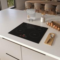 Cooktop 4 Bocas de Indução Mesa Vitrocerâmica 220v Preto - Fischer Cooktop 4 Bocas de Indução Mesa Vitrocerâmica 220v Preto - Fischer