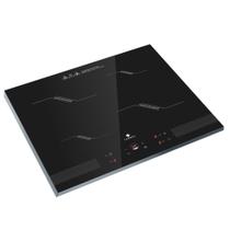 Cooktop 4 Bocas De Indução Vitrocerâmico Preto 220V - Tronos