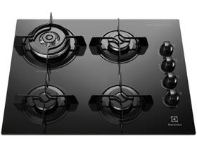 Cooktop 4 Bocas Electrolux a Gás GLP Preto