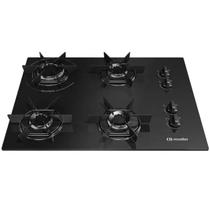 Cooktop 4 Bocas Gás Mesa de Vidro Bivolt Preto Mueller