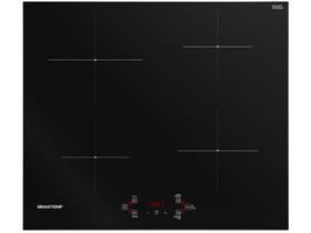 Cooktop 4 Bocas Indução Brastemp Vitrocerâmico Touch com Timer Acendimento Automático BDJ60BE