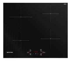 Cooktop 4 Bocas Inducao Vidro Preto Premium - Brastemp Cooktop 4 Bocas Inducao Vidro Preto Premium - Brastemp