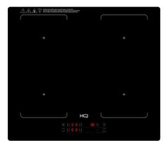 Cooktop 4 Bocas Inducao Vidro Preto Smart - Hq