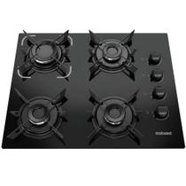 Cooktop 4 Bocas Itatiaia Electra Vidro Temperado Gás 4Q Preto Bivolt - 3700000351