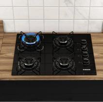 Cooktop 4 Bocas Itatiaia Essencial com Mesa de Vidro Temperado Preto Bivolt cod.288.164 Cooktop 4 Bocas Itatiaia Essencial com Mesa de Vidro Temperado Preto Bivolt cod.288.164