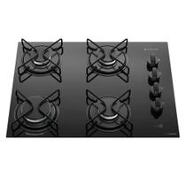 Cooktop 4 Bocas Preto com Mesa de Vidro Atlas Agile Bivolt