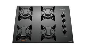 Cooktop 4 Bocas Preto com Mesa de Vidro Atlas U Top Bivolt - Atlas Eletrodomésticos