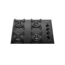 Cooktop 4 Bocas Preto Mesa De Vidro Atlas Agile Bivolt
