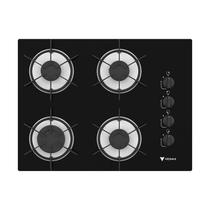 Cooktop 4 Bocas Venax Arena Preto/Branco Gas Glp