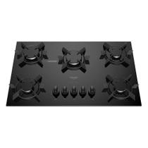 Cooktop 5 Bocas a Gás Dako Pratiko com Acendimento Automático e Mega Chama Preto Bivolt Cooktop 5 Bocas a Gás Dako Pratiko com Acendimento Automático e Mega Chama Preto Bivolt