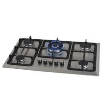 Cooktop 5 Bocas a Gás Fischer Infinity com Tripla Chama e Acendimento Superautomático Inox Bivolt Cooktop 5 Bocas a Gás Fischer Infinity com Tripla Chama e Acendimento Superautomático Inox Bivolt