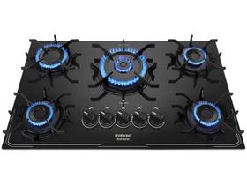 Cooktop 5 Bocas a Gás GLP Itatiaia Preto Itamaster Trempe Ferro Fundido Cooktop 5 Bocas a Gás GLP Itatiaia Preto Itamaster Trempe Ferro Fundido