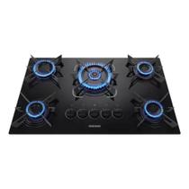 Cooktop 5 Bocas A Gás Itatiaia Electra Glass Tripla Chama Acendimento Superautomático Preto Bivolt Cooktop 5 Bocas A Gás Itatiaia Electra Glass Tripla Chama Acendimento Superautomático Preto Bivolt