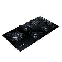 Cooktop 5 Bocas Brastemp Ative, BDT85AE, Preto, Acendimento Superautomático