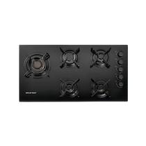 Cooktop 5 Bocas Brastemp BDD85AE com Quadrichama Preto Bivolt