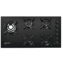Cooktop 5 Bocas Brastemp com Quadrichama e Timer Touch - BDT85AE