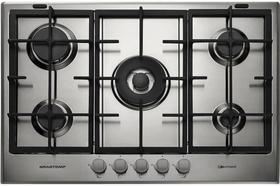 Cooktop 5 Bocas Brastemp Gourmand BDK75D Inox 220v