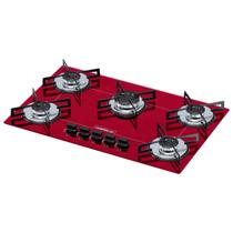 Cooktop 5 Bocas Chamalux Ultra Chama Bivolt Gás Natural