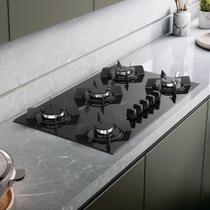 Cooktop 5 Bocas Dako Pratiko Mesa Vidro a Gás Preto Bivolt Cooktop 5 Bocas Dako Pratiko Mesa Vidro a Gás Preto Bivolt
