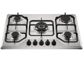 Cooktop 5 Bocas Electrolux Gás Experience Inox Multi KE5XC