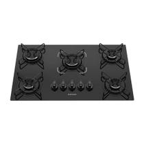Cooktop 5 Bocas Essencial Itatiai Mesa De Vidro à Gás Bivolt Preto