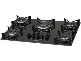 Cooktop 5 Bocas Fischer Fit Line 26300-57079 - à Gás GLP/Natural Acendimento Superautomático