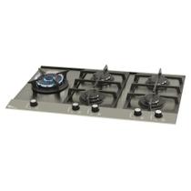 Cooktop 5 Bocas Fischer Platinium Prime a Gás com Mesa de Aço Escovado e Tripla Chama Bivolt