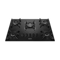 Cooktop 5 Bocas Itatiaia Electra a Gás com Acendimento Automático Preto 127V/220V