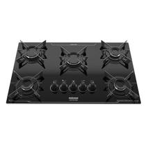 Cooktop 5 Bocas Itatiaia Electra Plus Vidro Temperado Gás 5Q