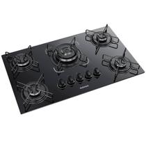 Cooktop 5 Bocas Itatiaia Essencial Preto Bivolt Cooktop 5 Bocas Itatiaia Essencial Preto Bivolt