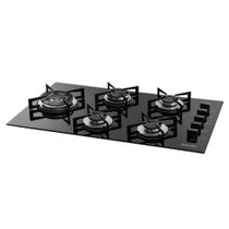 Cooktop 5 bocas suggar fg5535vp tripla chama lateral gás