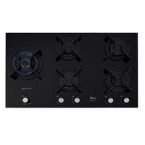 Cooktop 5 Bocas Tripla Chama Infinity Mesa Vidro Fischer