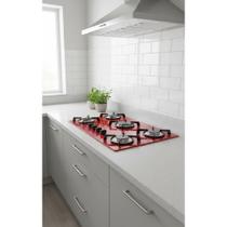 Cooktop 5 Bocas Vidro Vermelho: Luxo e Praticidade Cooktop 5 Bocas Vidro Vermelho: Luxo e Praticidade