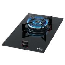 Cooktop a Gás 1 Boca Tripla Chama Mesa Vidro Fit Line Fischer