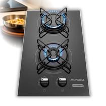 Cooktop à Gás 2 Bocas Ctg 04 Bivolt Preto - Mondial Cooktop à Gás 2 Bocas Ctg 04 Bivolt Preto - Mondial