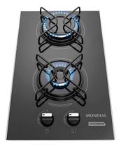 Cooktop A Gás 2 Bocas Mondial Bivolt Ctg-04 Preto